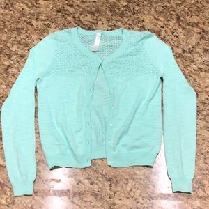 Girls Long Sleeve Cardigan. $10